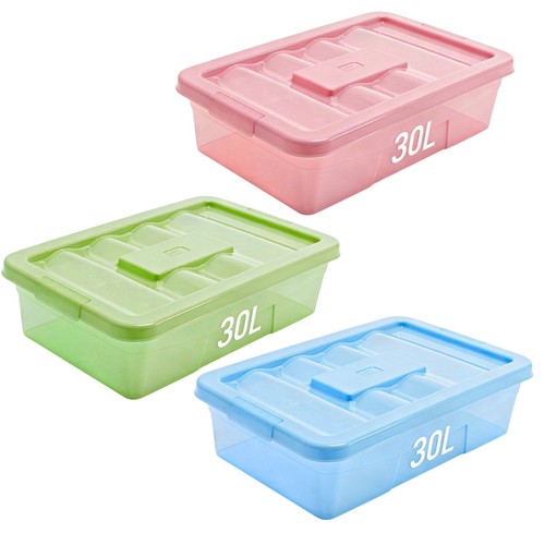30l underbed plastic storage - underbed,