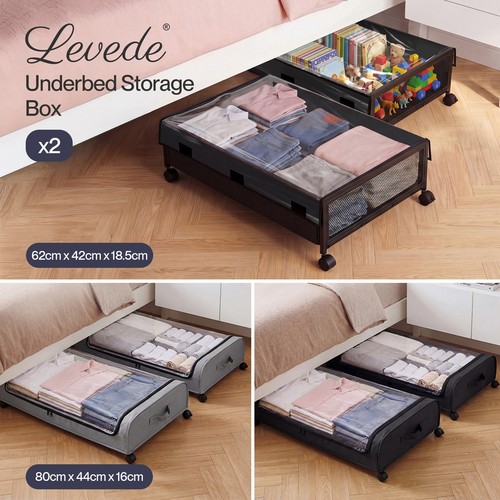 Levede under bed storage boxes - levede,