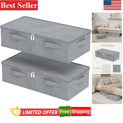 Underbed fabric storage box - fabric,