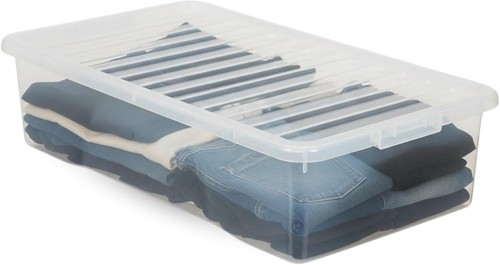 43l clear underbed storage box - underbed,