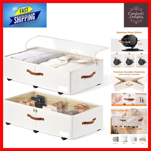 Spacious 60l under bed storage - 60l,