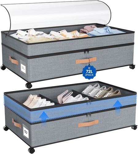 Underbed storage box on - 2x,