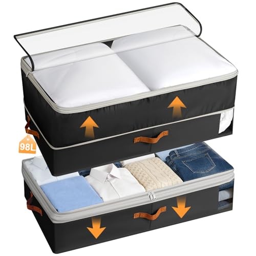 Dimj underbed storage box with - storage,