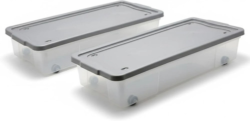Underbed plastic storage box - underbed,