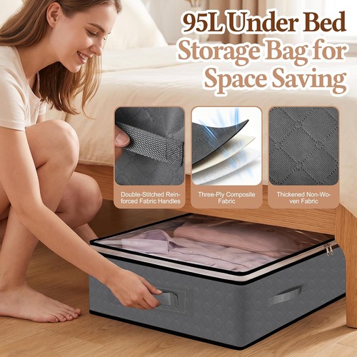 95l under bed storage - bed,