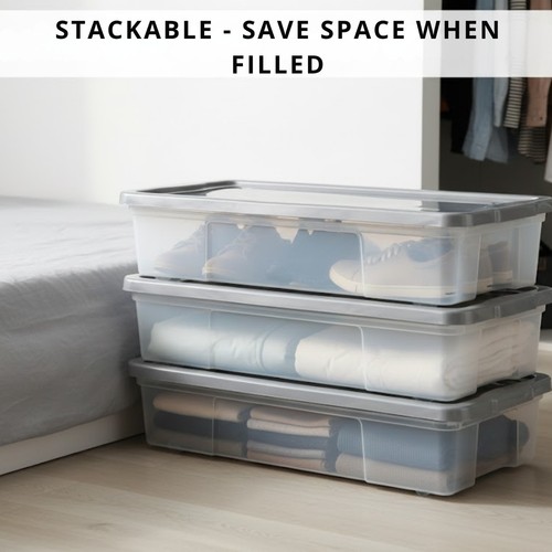 47l plastic storage boxes - 47l,