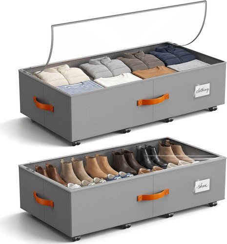 65l under bed storage box - under,