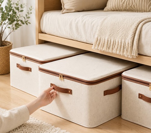 15l large cream underbed - cream,