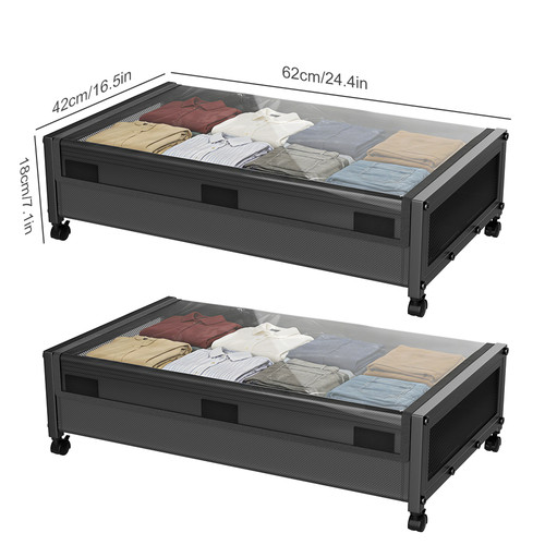 Underbed storage box - 2x,
