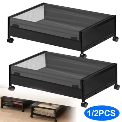 Pack under bed storage with - 2-pack,
