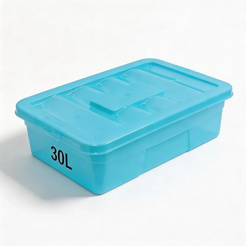 Underbed plastic storage box - plastic,
