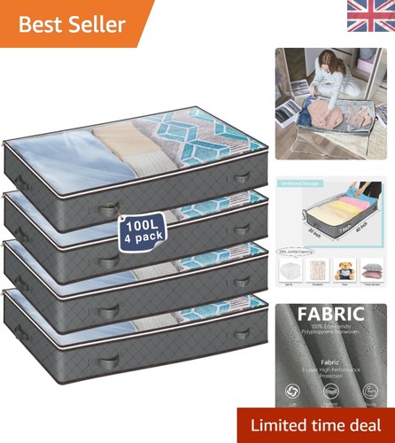 Elegant 100l under bed storage - under,