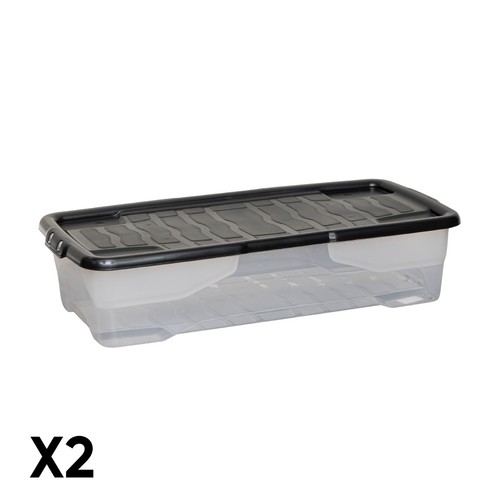 Pack 42l under bed clear - of,