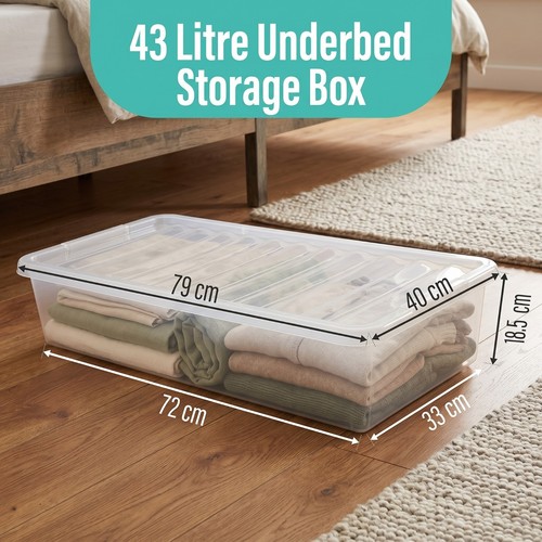 Pack 43l underbed storage - 43l,