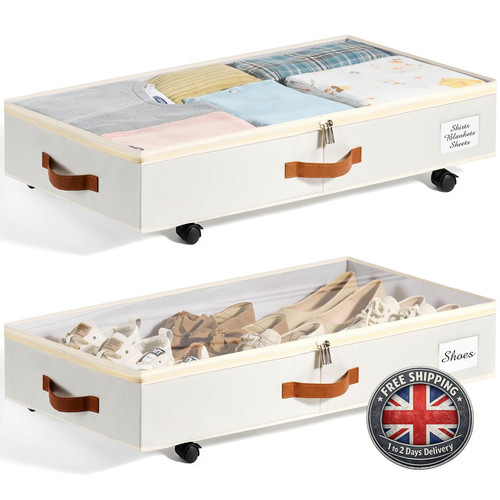 Under bed storage with - under,