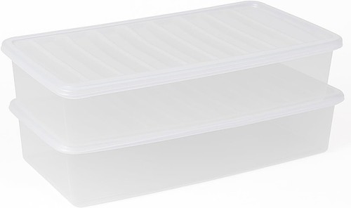 Clear under bed storage - under,