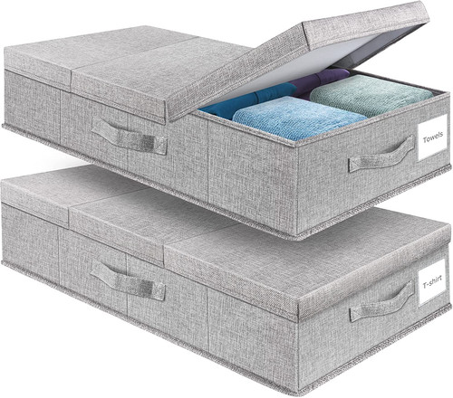 2pcs large foldable underbed - 2pcs,