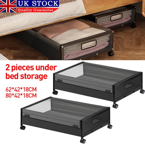 Underbed storage box wheels - underbed,