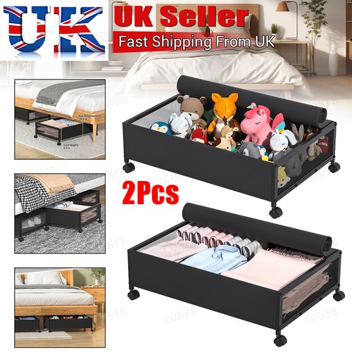 2pcs large underbed storage - 2pcs,