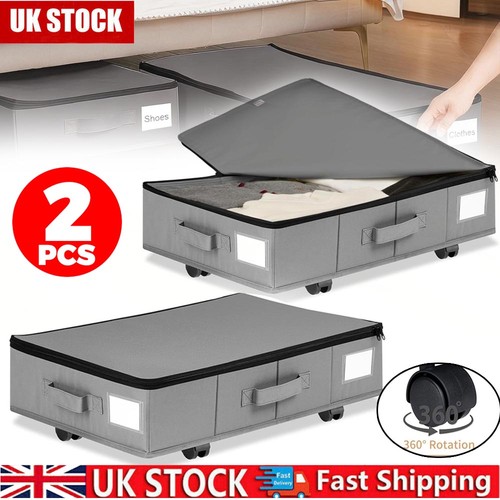 Under bed storage wheels - under,