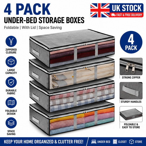 Pack foldable under bed - 4, under-bed