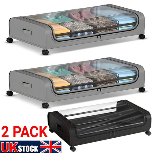 Pack under bed - under, with